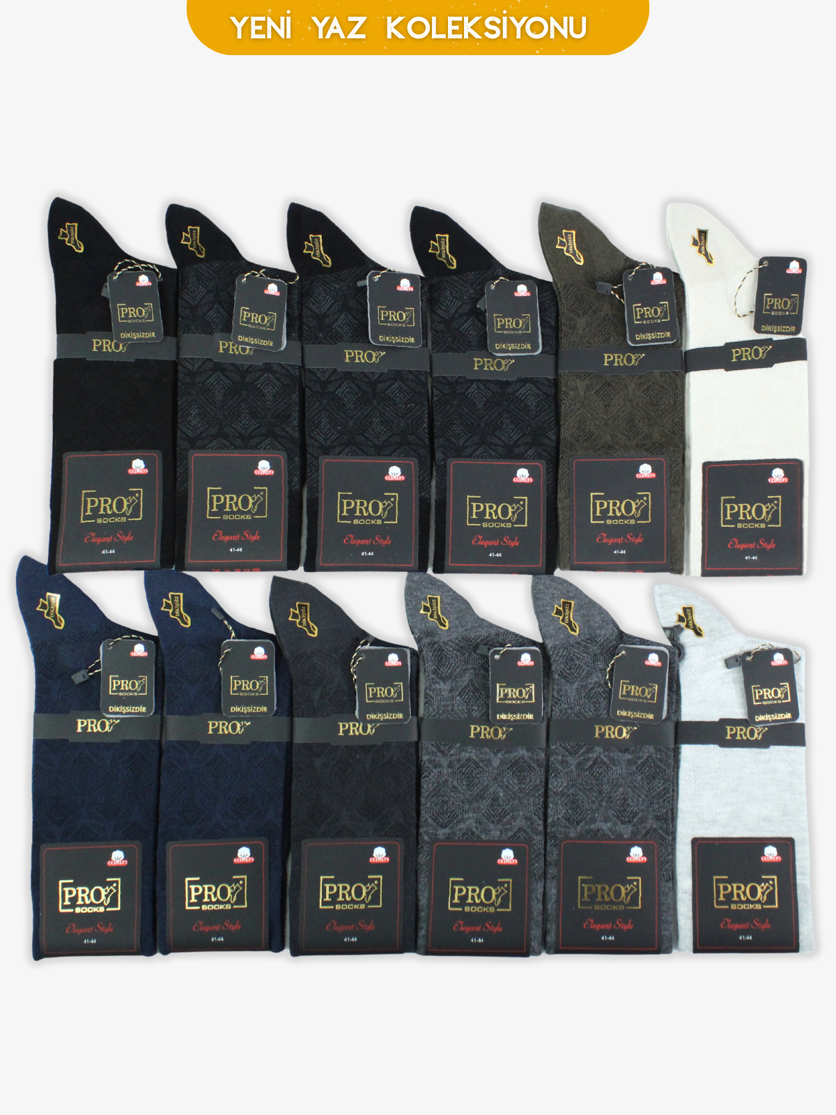 16177PRO FABRİKASardes Compact Pamuk Erkek Rahat Yazlık Çorap 12li