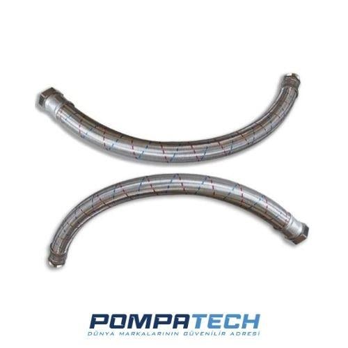 1 1/2'' Galvaniz Örgülü Düz Hidrofor Flex Hortumları