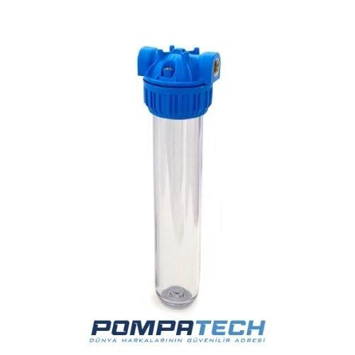 Aquafer 20'' Şeffaf Filtre Kabı