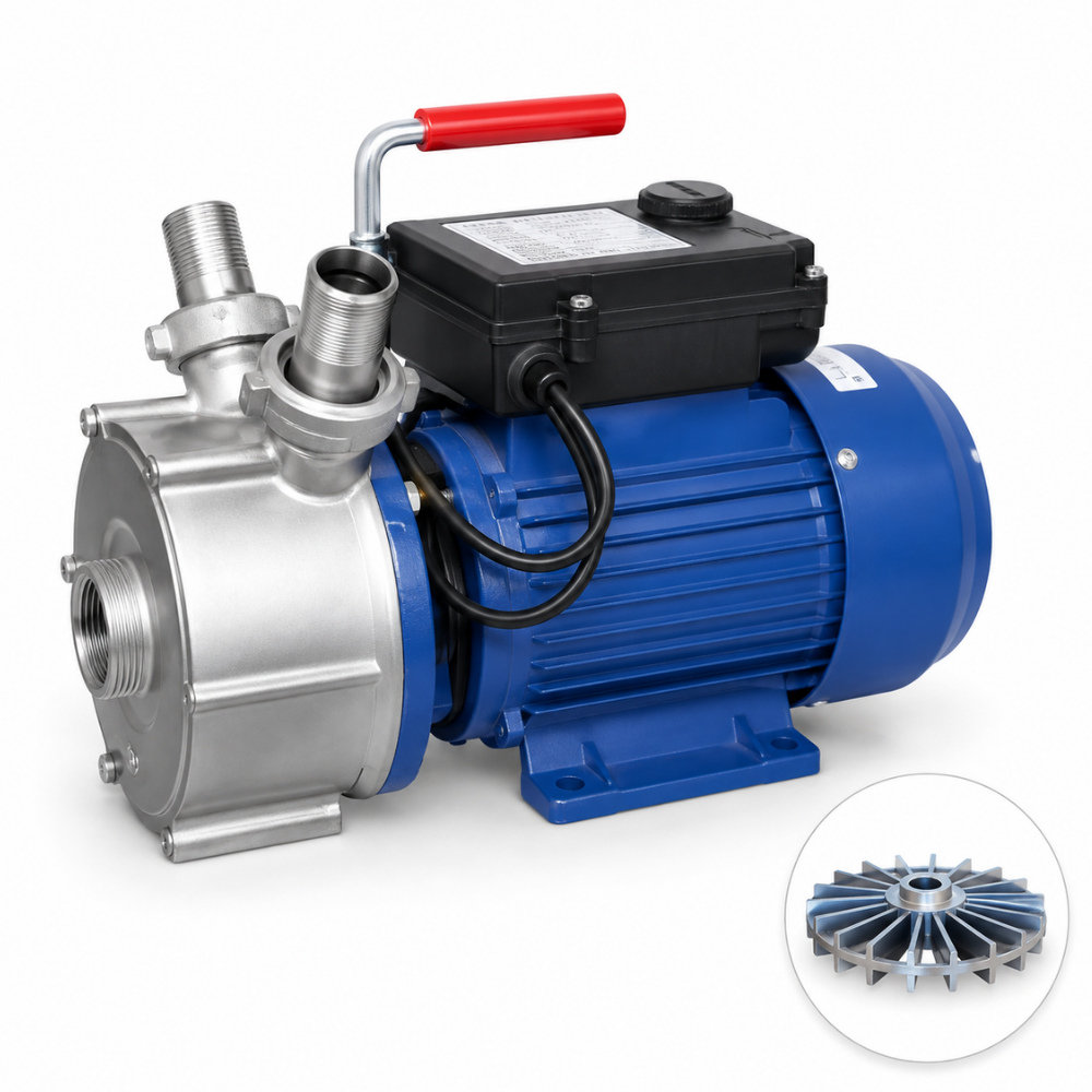 İMPO BEM 20-4P(1450 d/dk) Kapalı Fanlı Santrifüj Pompa 0,45 kW 9 HP