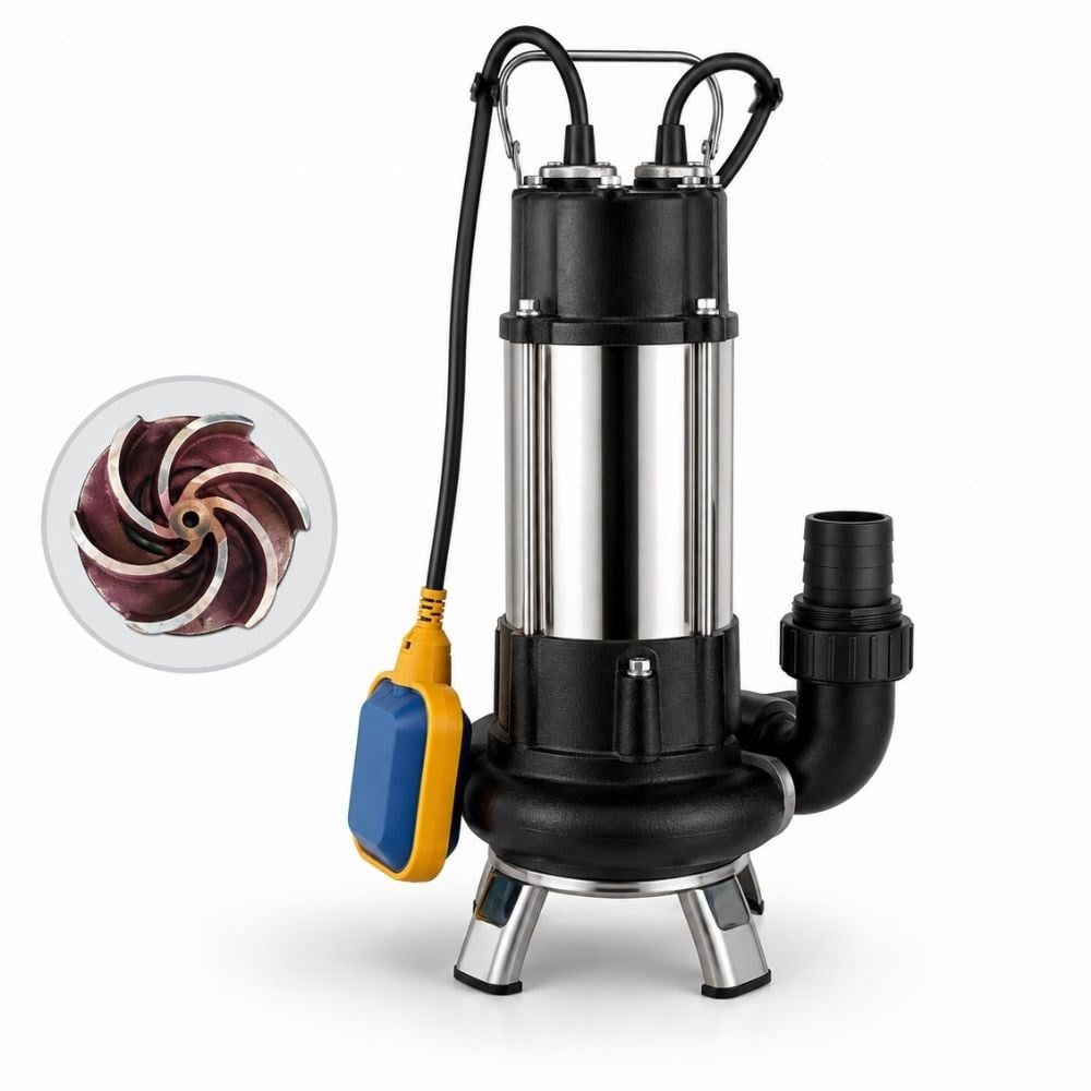 İMPO V750F Kirli Su Dalgıç Pompa 1 HP 10 MSS