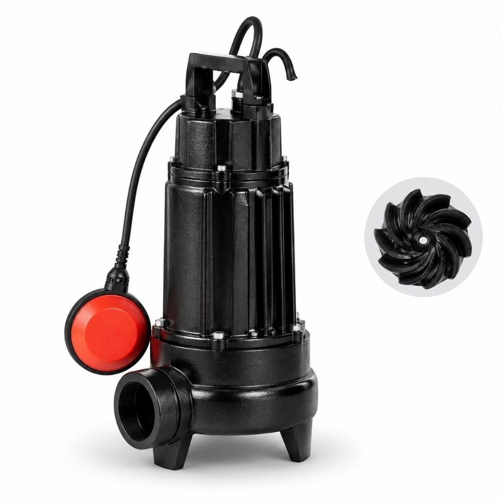 İMPO VH 100/40M Bıçaklı Dalgıç Pompa 1 HP 12 MSS