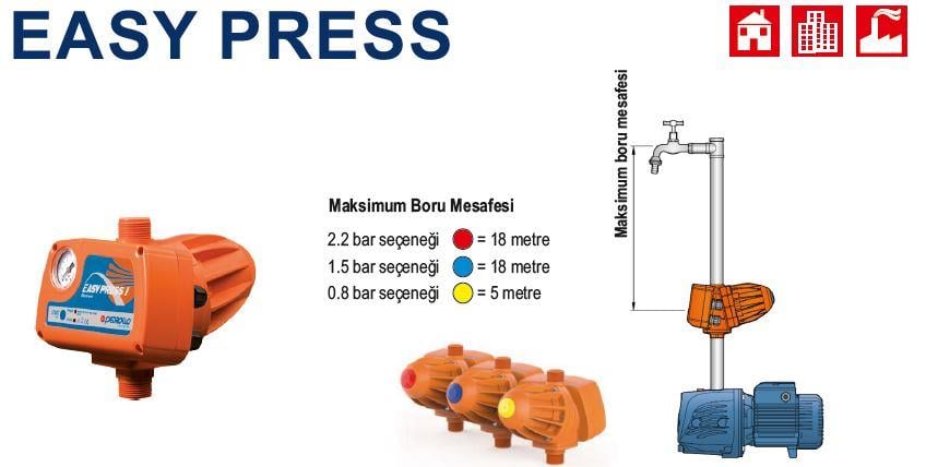 pedrollo EASY PRESS I sirkülasyo pompası - italyan hidromat