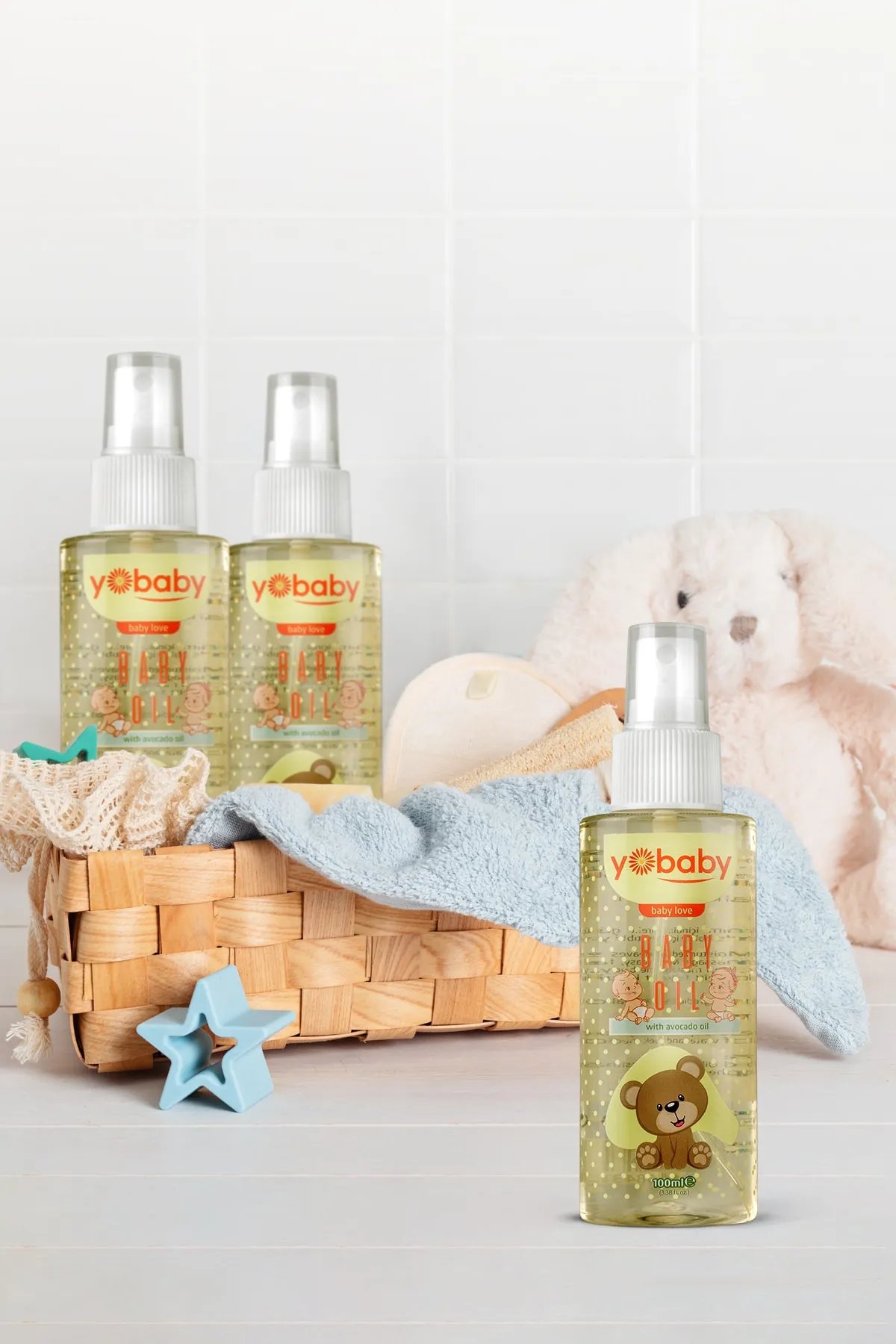 yobaby Bebek Bakım Masaj Yağı | Organik Içerikli, Besleyici , Nemlendirici | 100 ml