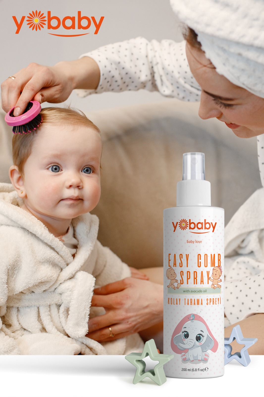 yobaby Kolay Tarafa Saç Spreyi 200ml