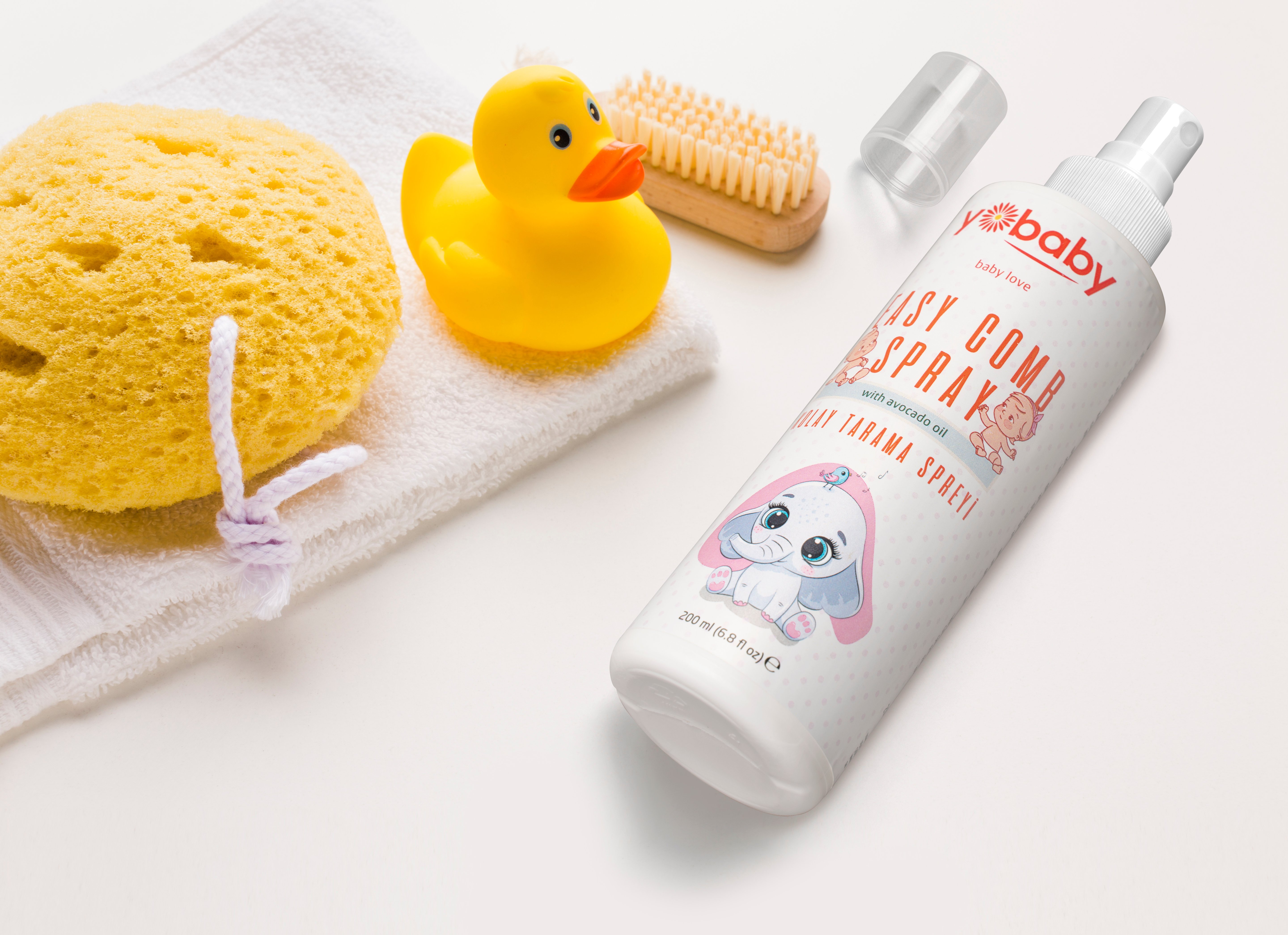 yobaby Kolay Tarama Saç Spreyi 200ml %100 Vegan 2'li Fırsat Paket