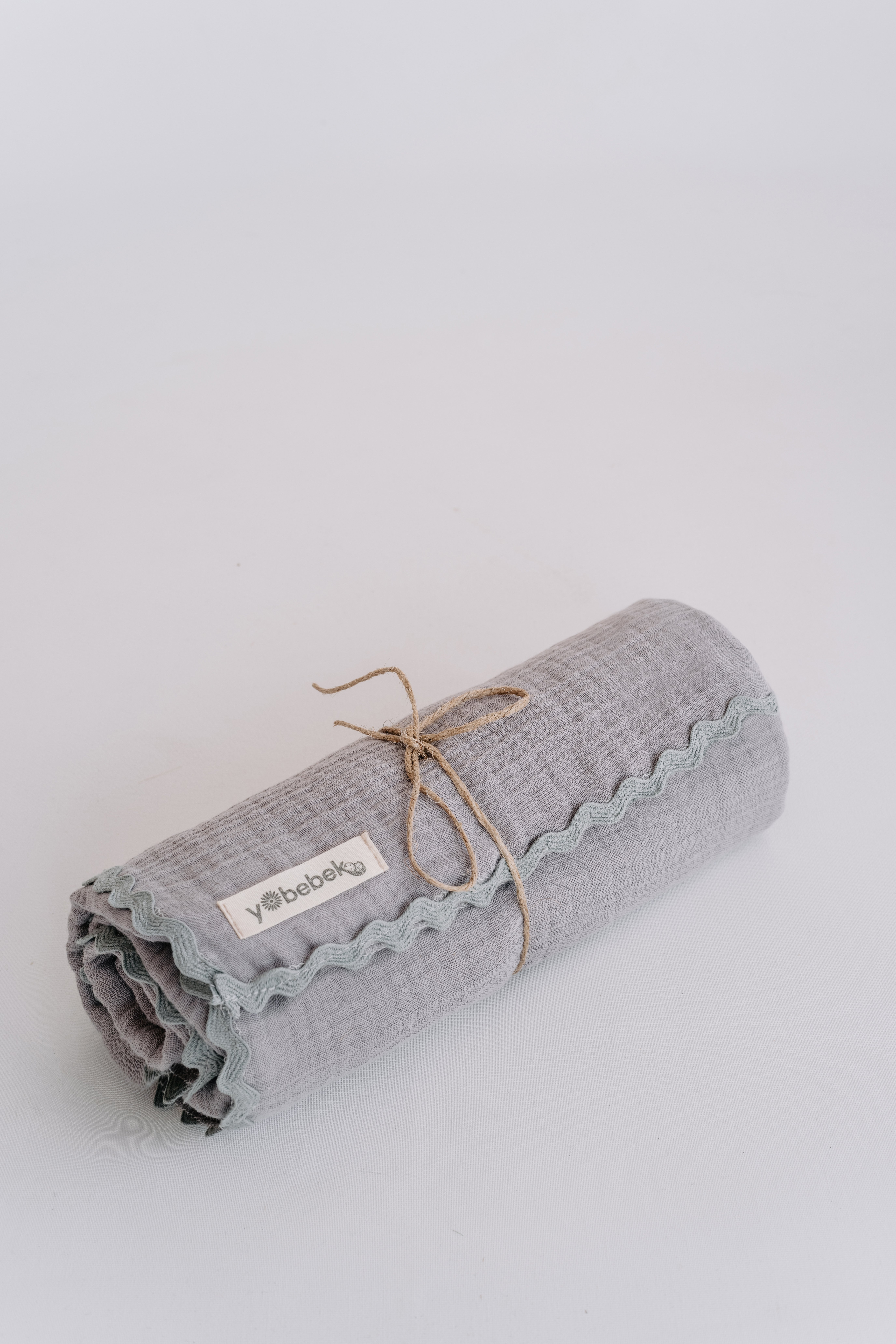Yobebek 4 Kat Müslin Battaniye Gri Renk 75 x 100 Cm
