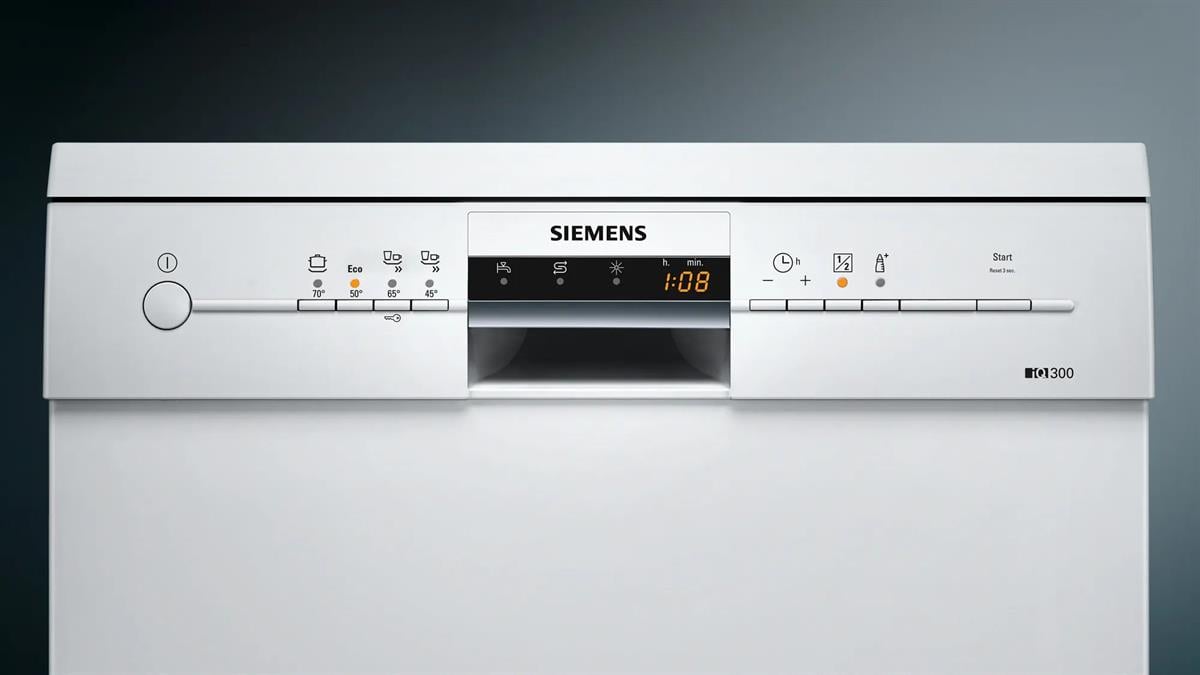 SIEMENS SN234W01DT iQ300 Solo Bulaşık Makinesi 60 cm Beyaz