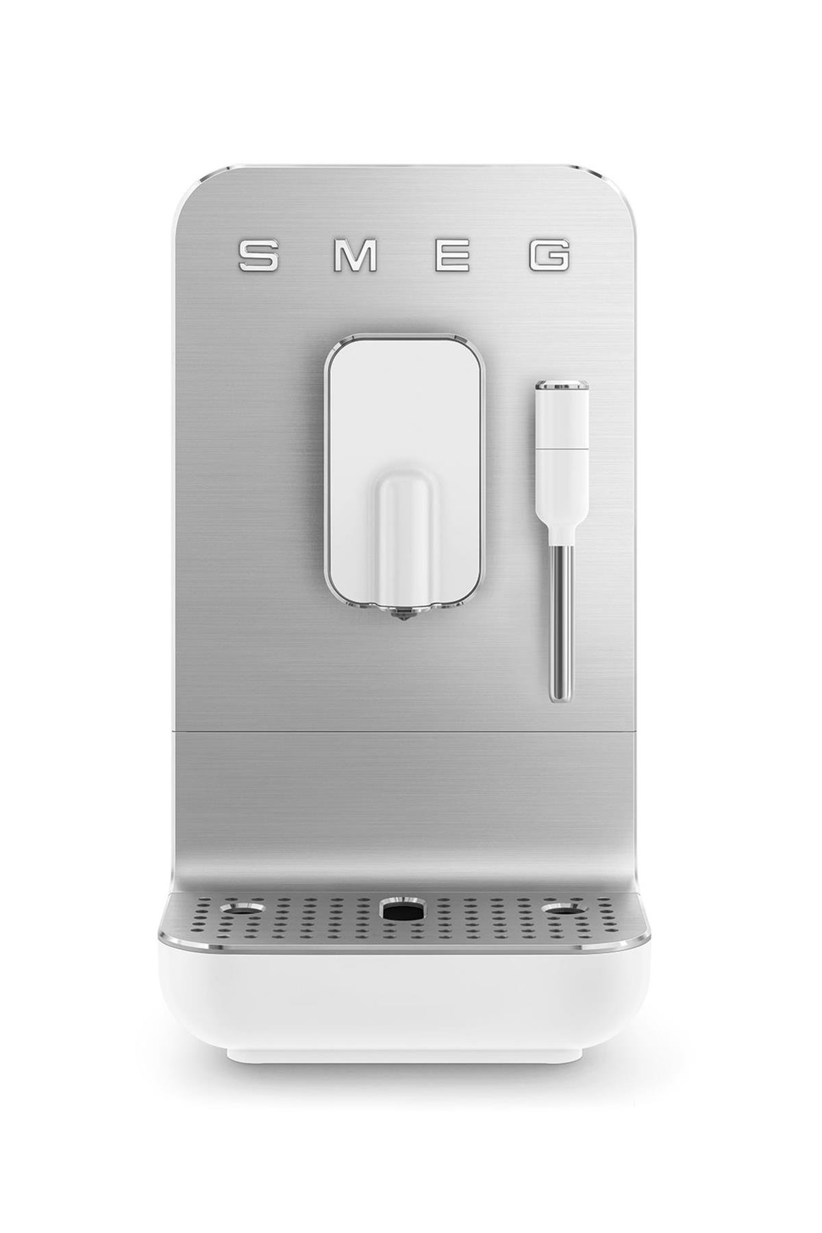 SMEG 50'S Style BCC02 Espresso Otomatik Kahve Makinesi Mat Beyaz