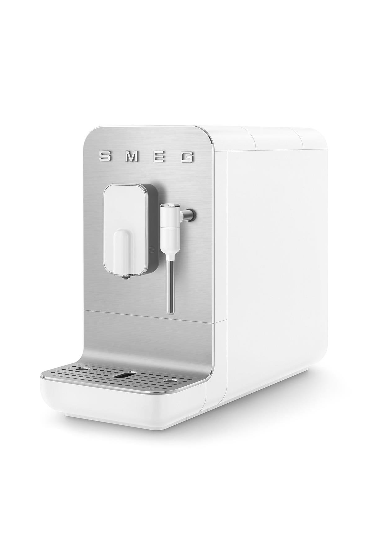 SMEG 50'S Style BCC02 Espresso Otomatik Kahve Makinesi Mat Beyaz