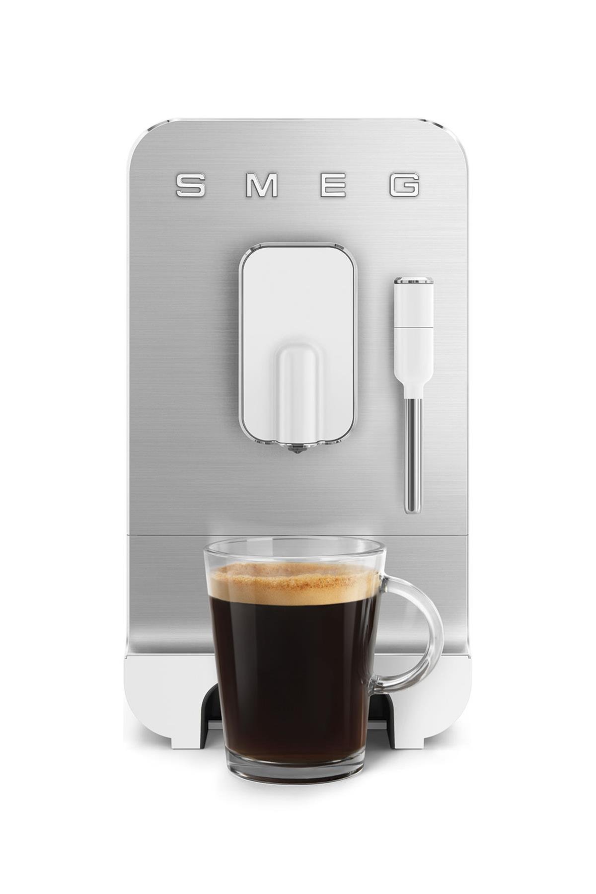 SMEG 50'S Style BCC02 Espresso Otomatik Kahve Makinesi Mat Beyaz