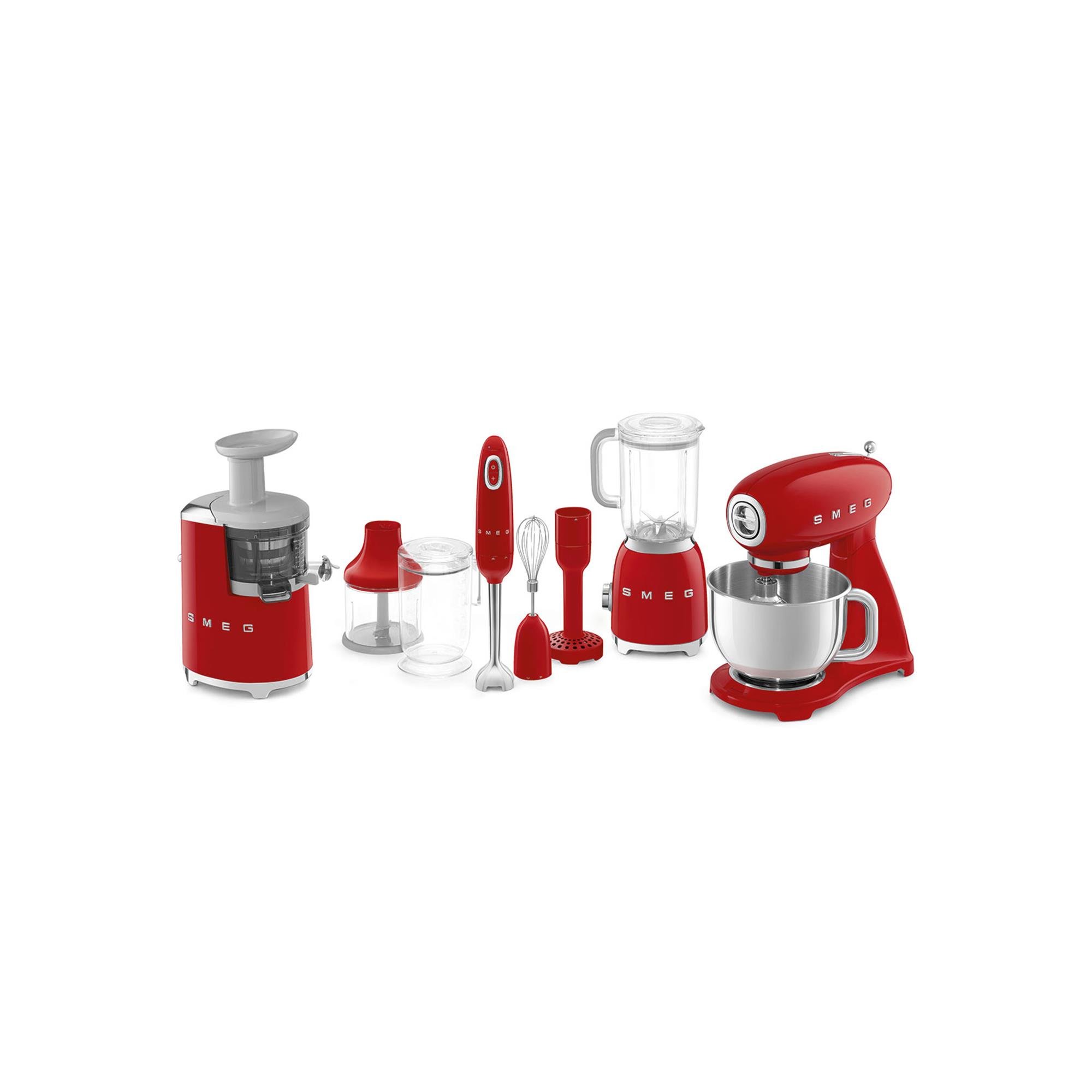 SMEG Full Body Kırmızı Mutfak Şefi Makinesi