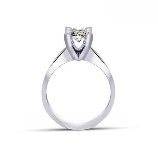 0.80 Karat E VS2 GIA Tektaş Pırlanta Yüzük Modeli