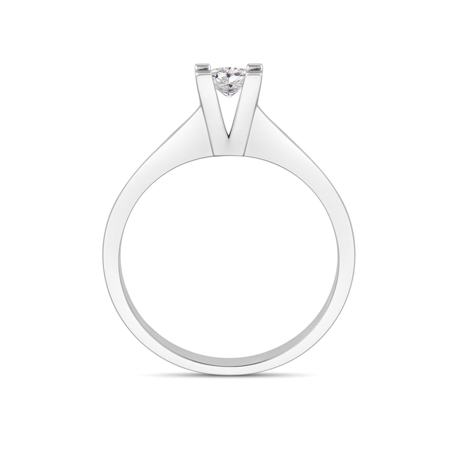 0.30 Karat D Color HRD Sertifikalı Tektaş Pırlanta Yüzük