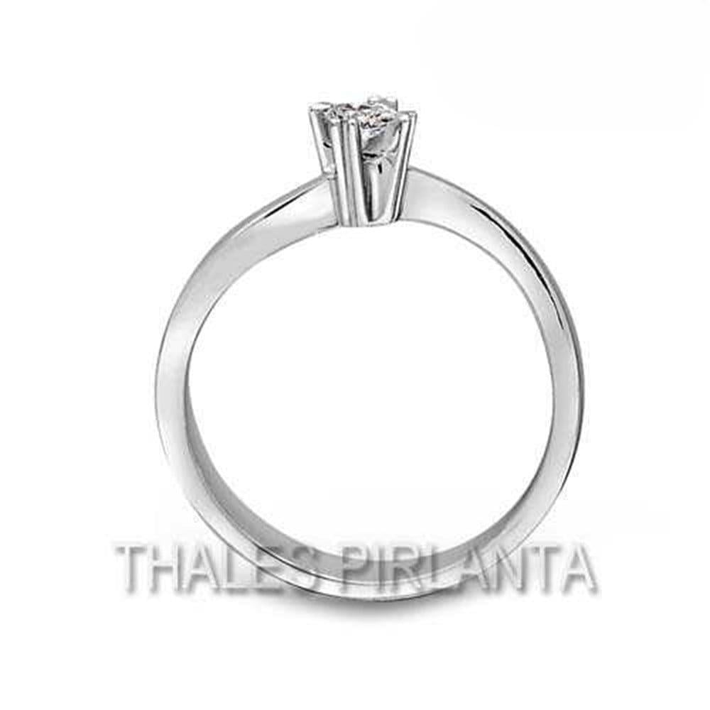 0.24 Karat E Renk Pırlanta Tektaş Yüzük