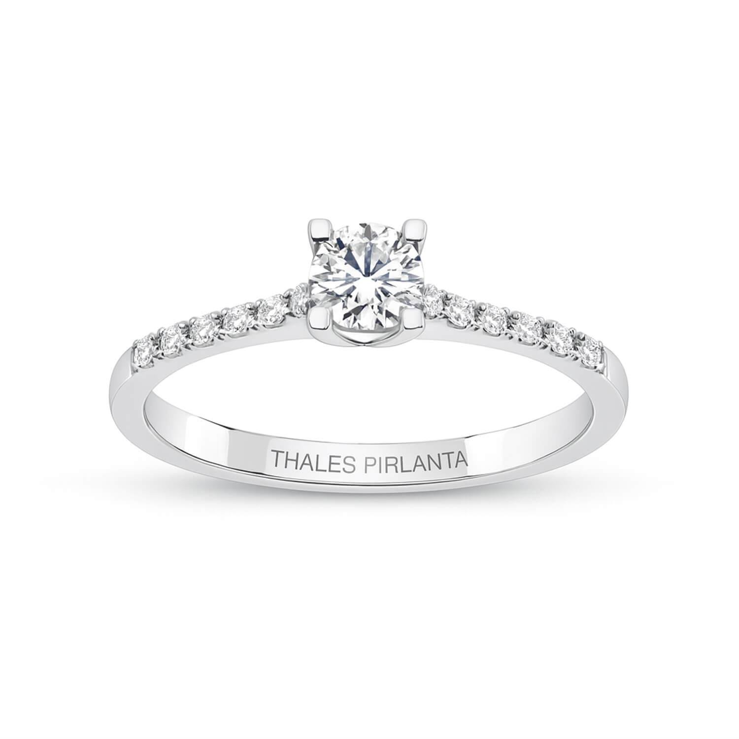 0.55 Karat HRD Sertifikalı Tektaş Pırlanta Yüzük