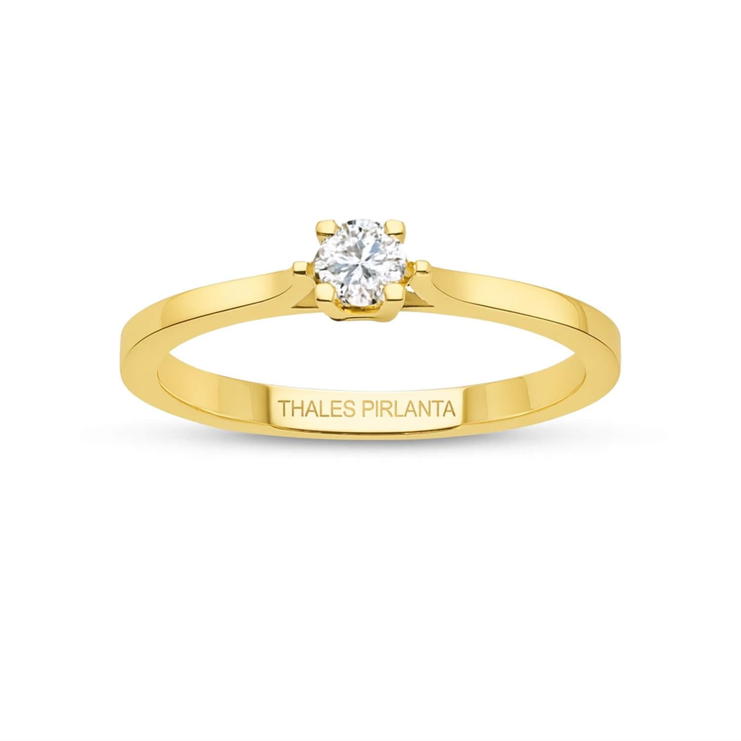 0.20 Karat E Serisi Tektaş Pırlanta