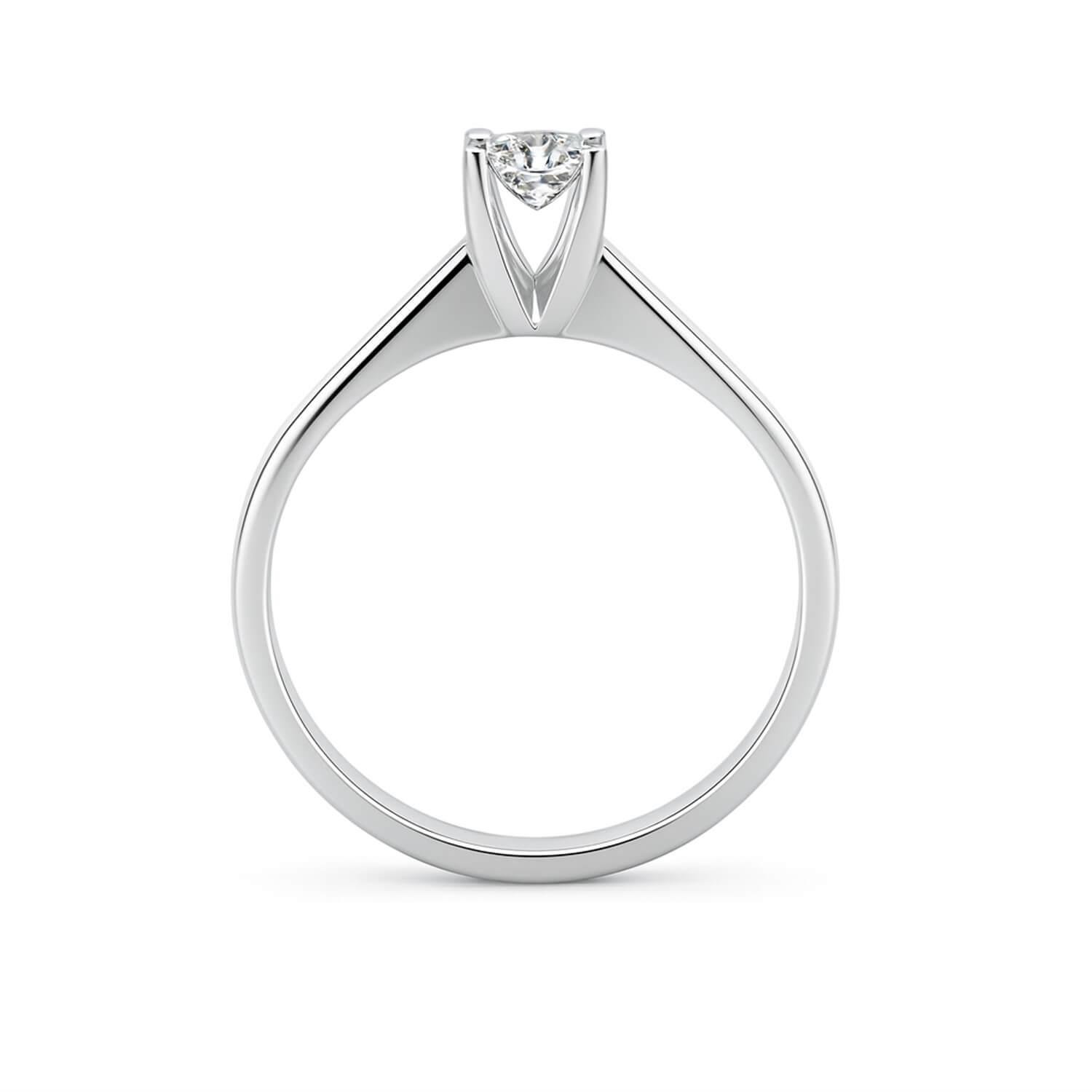 0.32 Karat E Renk GIA Tektaş Pırlanta Yüzük