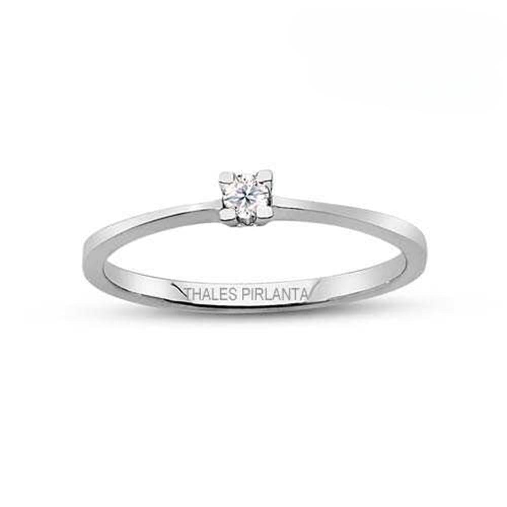 0.05 Karat E Renk Tektaş Pırlanta Yüzük