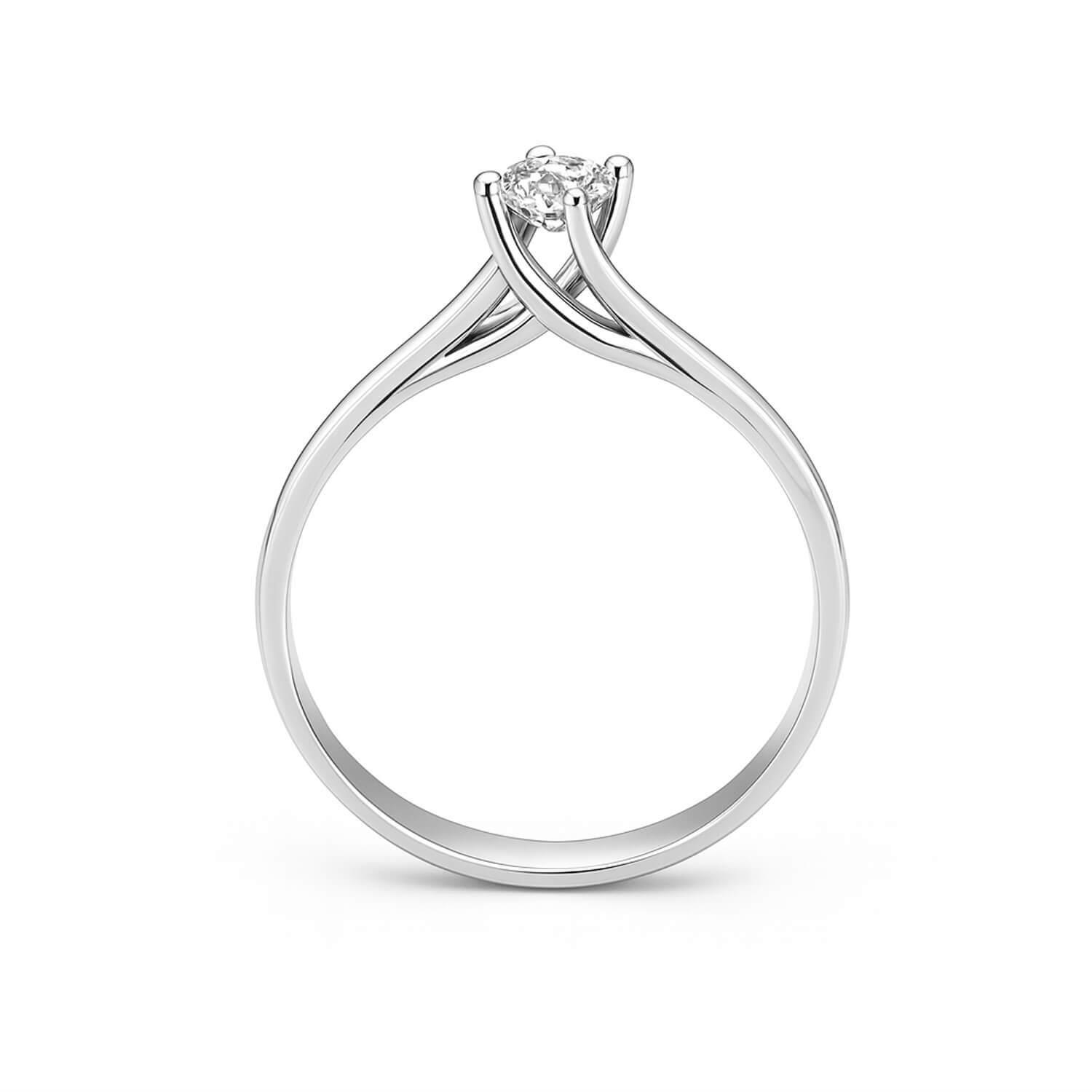 0.20 Karat F VS Pırlanta Tek taş Yüzük Modeli