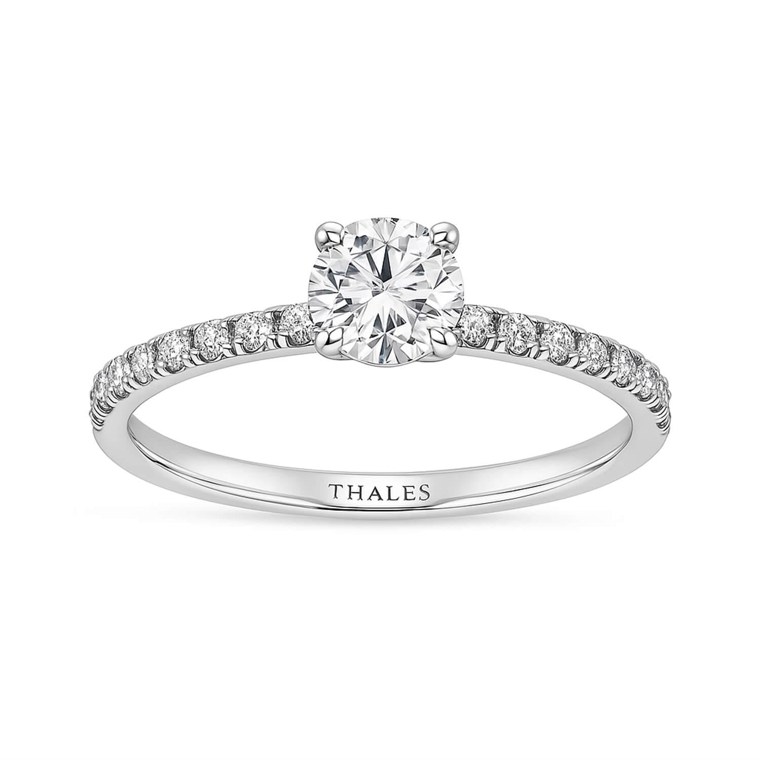 0.70 Karat F Renk Pırlanta Tektaş Yüzük