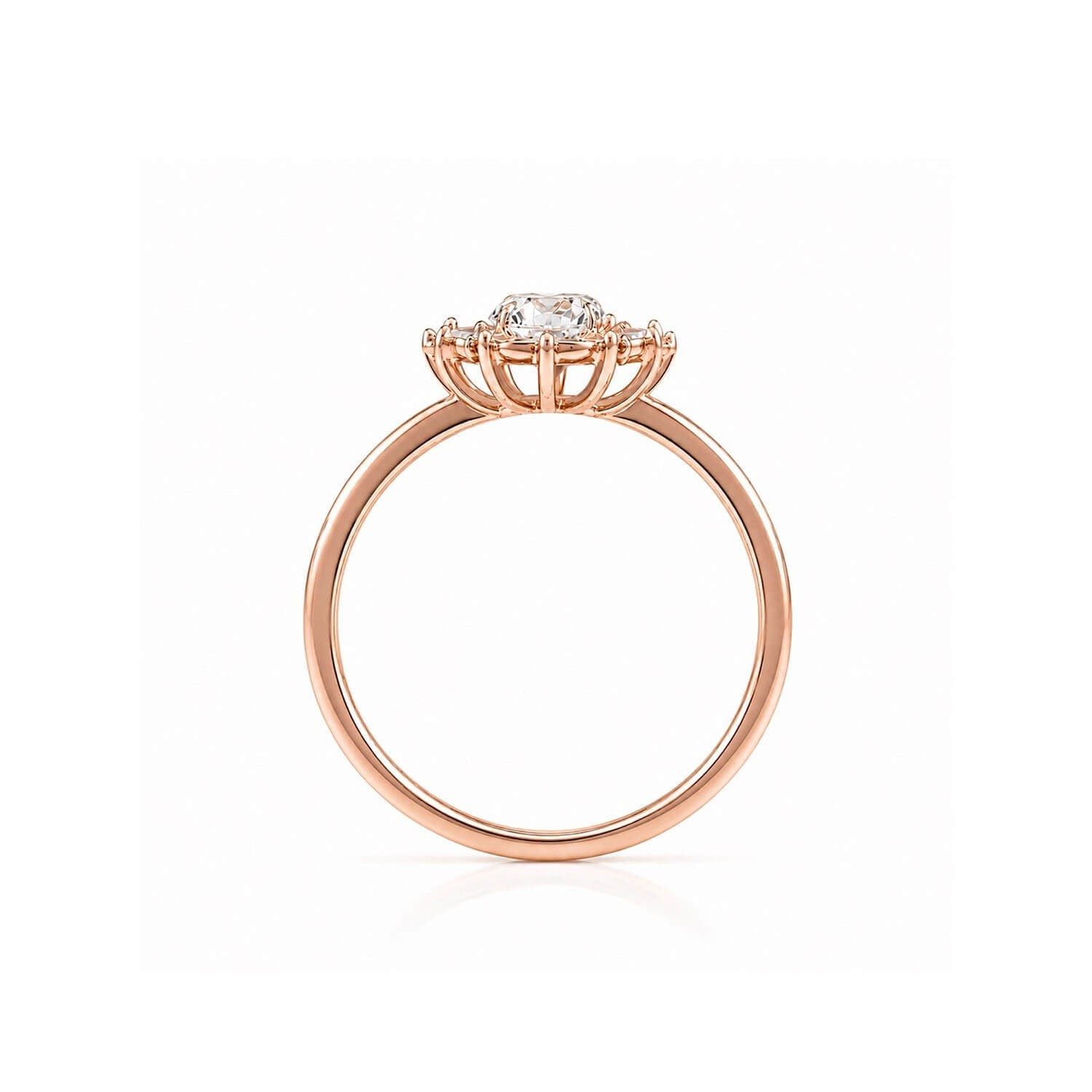 0.47 Karat Pırlantalı Vintage Altın Yüzük