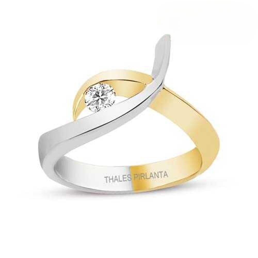0.30 Karat D Renk Özel Tasarım Tektaş Pırlanta Modeli
