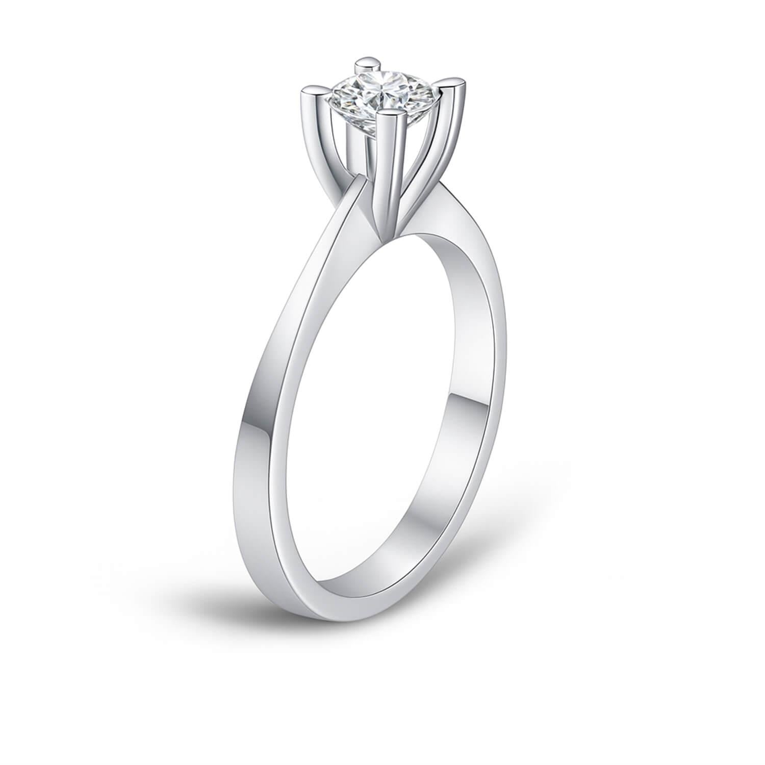 0.50 Karat G SI1 GIA Sertifikalı Pırlanta Tektaş Yüzük