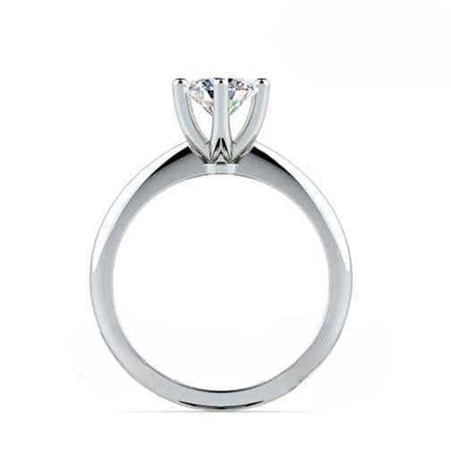 0.50 Karat E VS2 GIA  Pırlanta Tektaş Yüzük Modeli