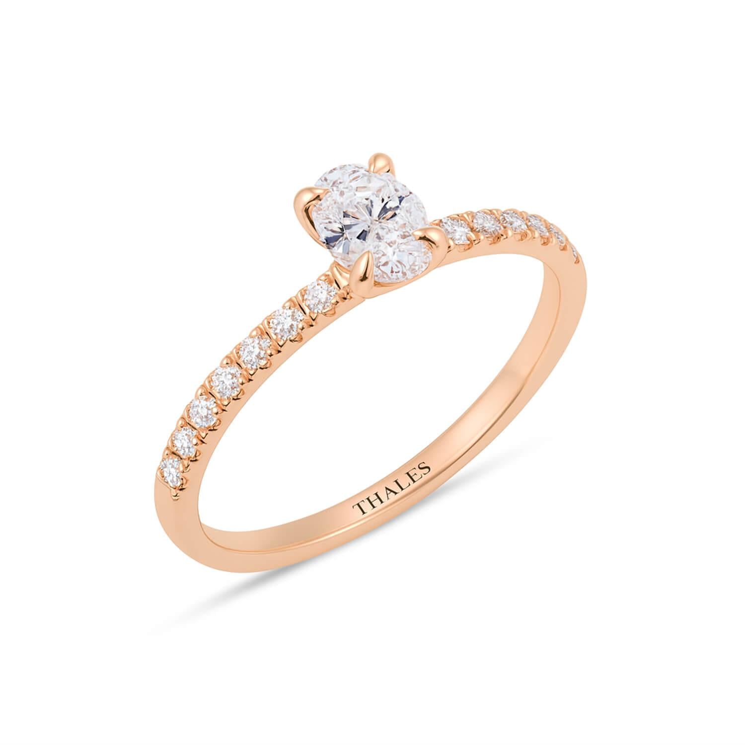 0.52 Karat GIA Sertifikalı Oval Tektaş Yüzük