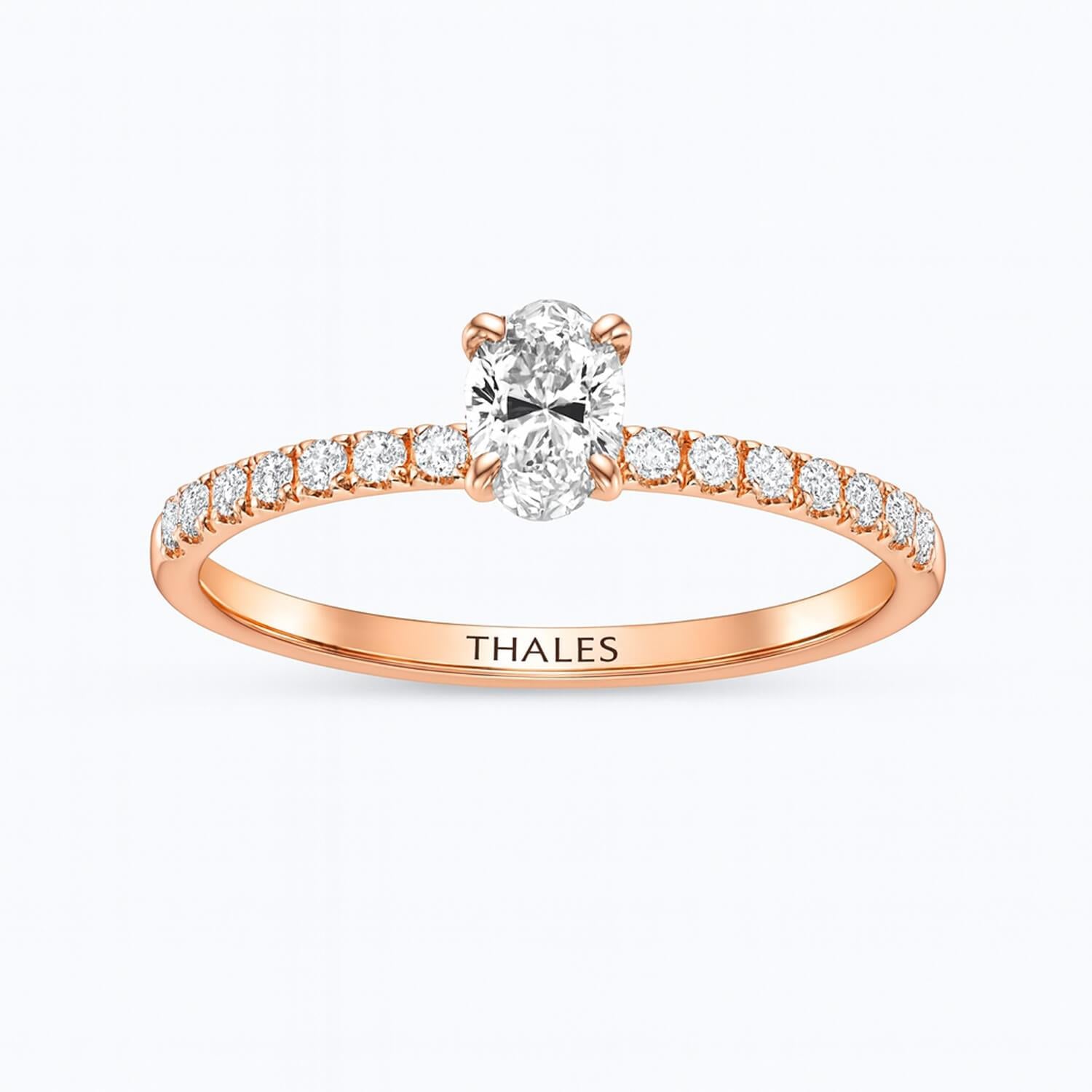 0.52 Karat GIA Sertifikalı Oval Tektaş Yüzük