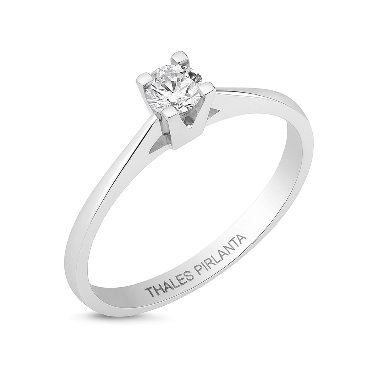 0.18 Karat F Renk Tektaş Pırlanta