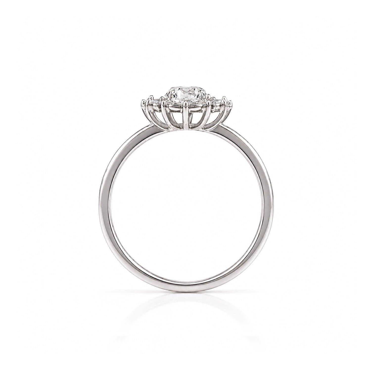 0.47 Karat Pırlantalı Vintage Altın Yüzük