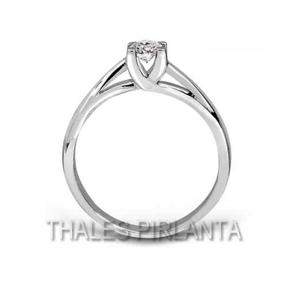 0.27 Karat D Renk Tektaş Pırlanta Yüzük