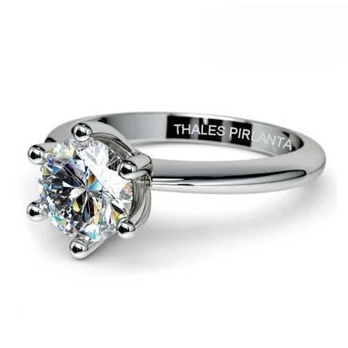 0.50 Karat E VS2 GIA  Pırlanta Tektaş Yüzük Modeli