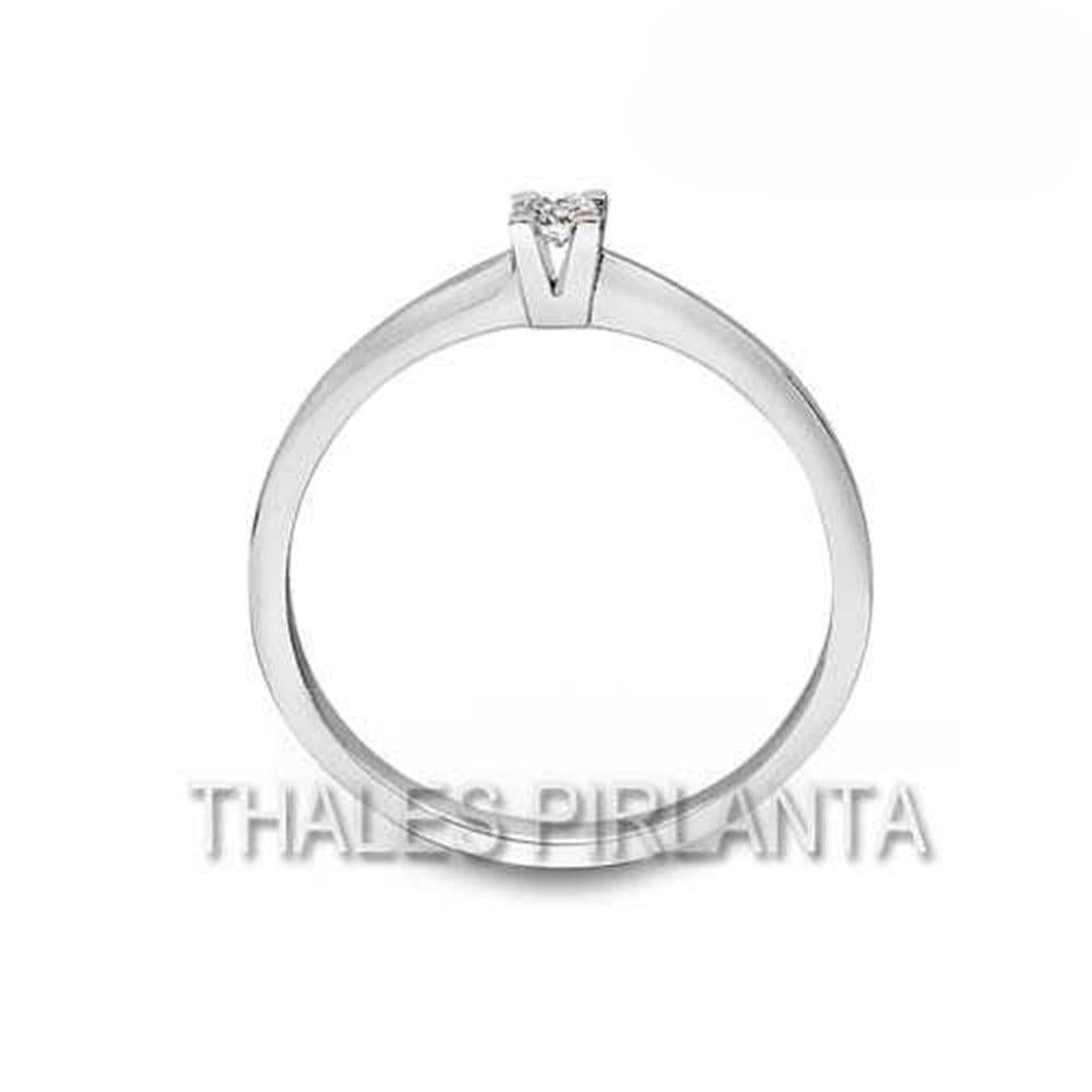 0.05 Karat E Renk Tektaş Pırlanta Yüzük