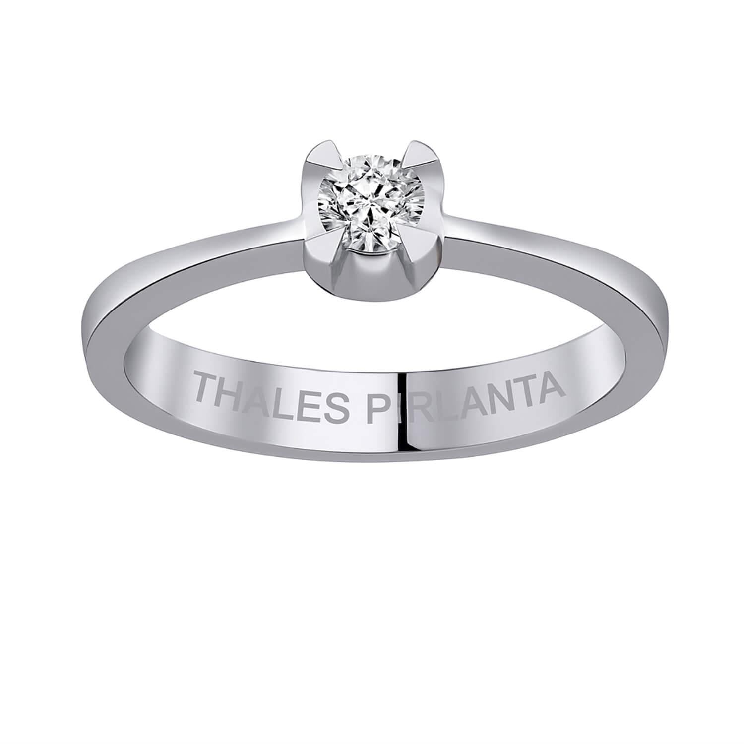 0.17 Karat Pırlanta Tektaş Yüzük