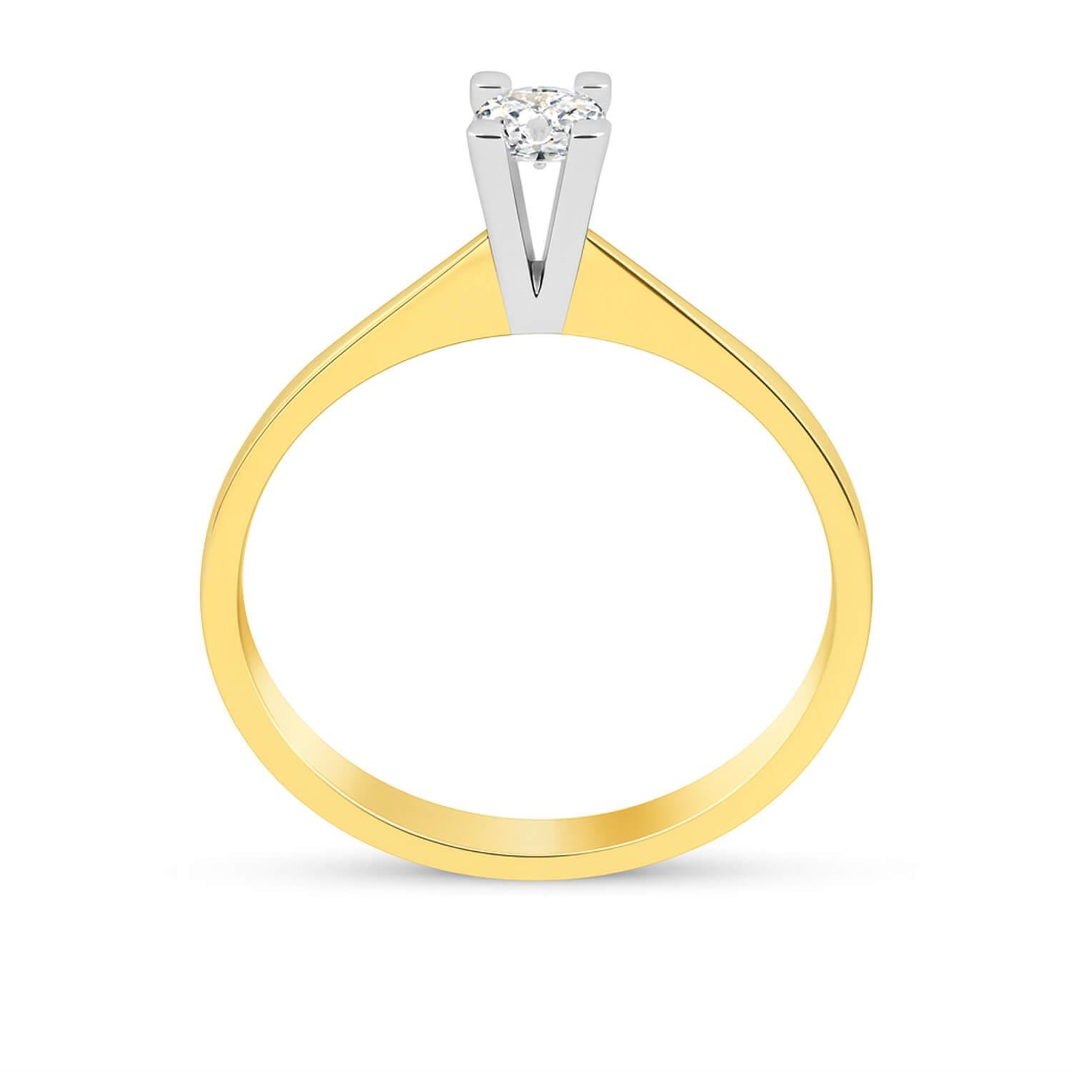 0.21 Karat Tektaş Pırlanta Yüzük