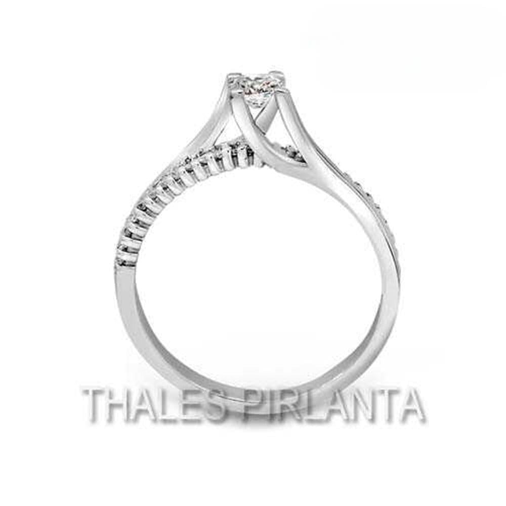 0.37 Karat G Renk Tektaş Yüzük