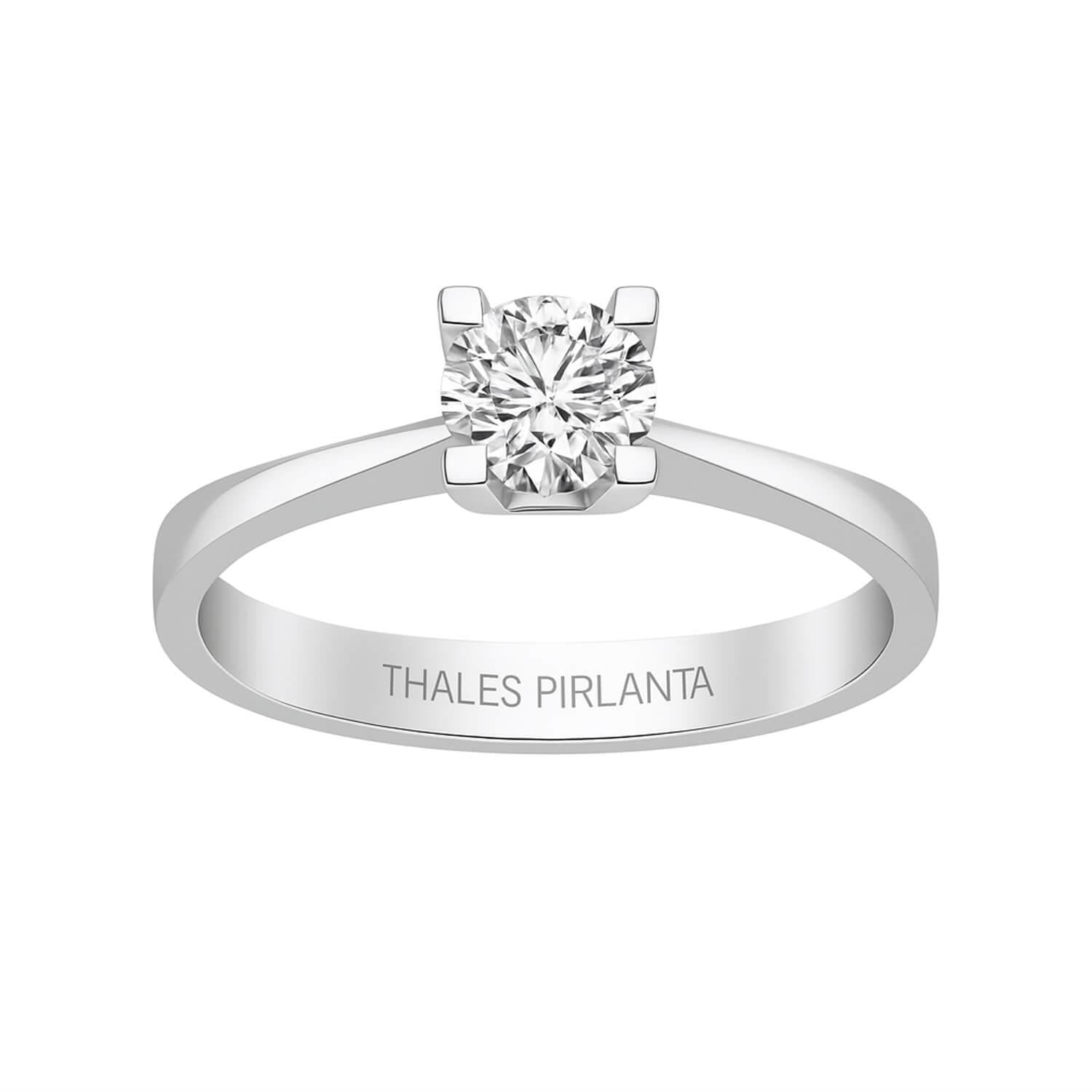 0.50 Karat D VS2 GIA Tektaş Pırlanta Yüzük