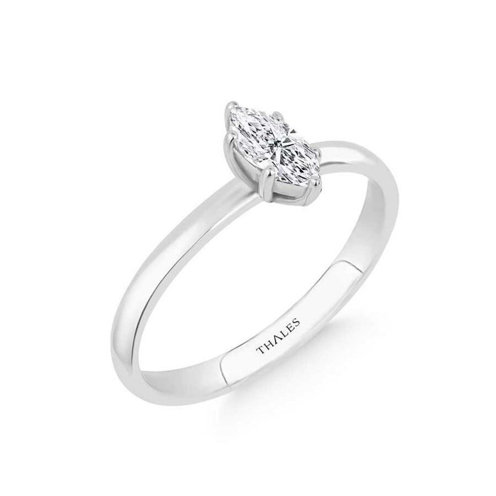 0,24 Karat F Vs Markiz Kesim Tektaş Yüzük