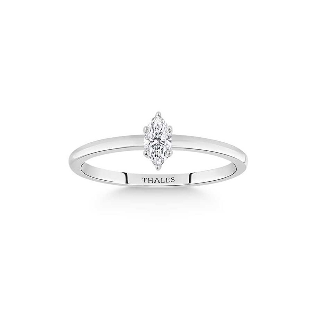 0,24 Karat F Vs Markiz Kesim Tektaş Yüzük