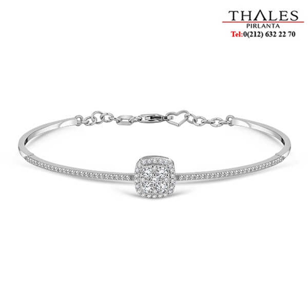 0,58 Karat Pırlanta Koronet Bileklik