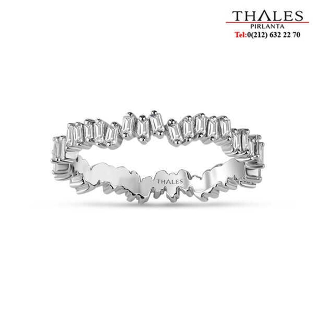 0,65 Karat F Renk Baget Tamtur Pırlanta