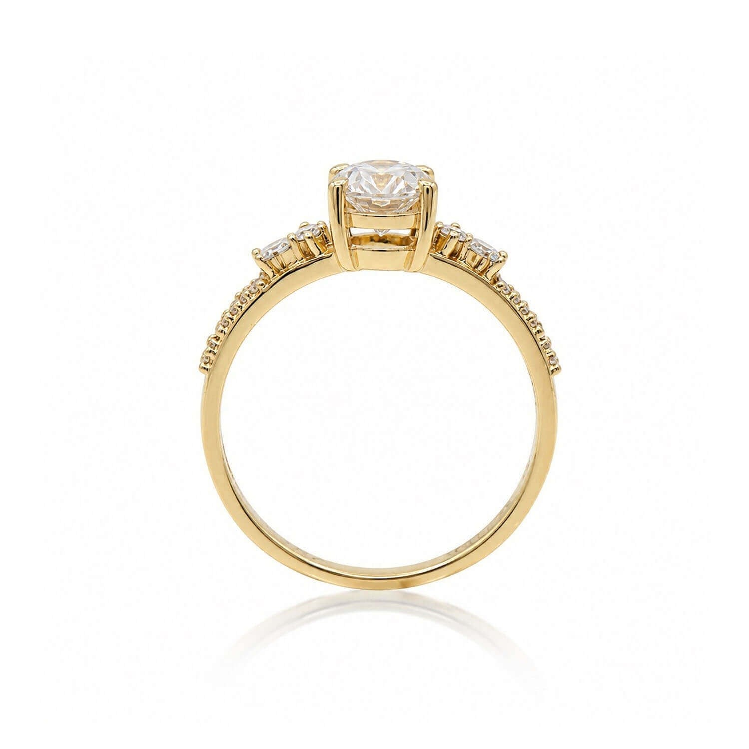 1,15 Karat Oval Yüzük