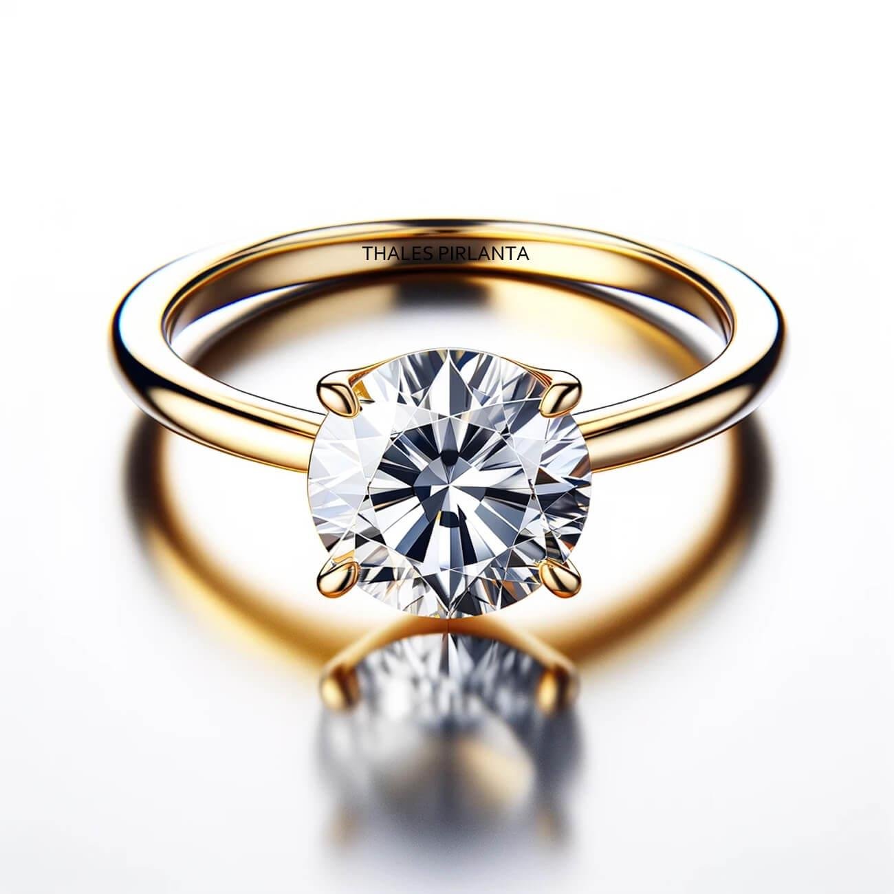 2 Karat HRD Sertifikalı D Color SI2 Berraklık