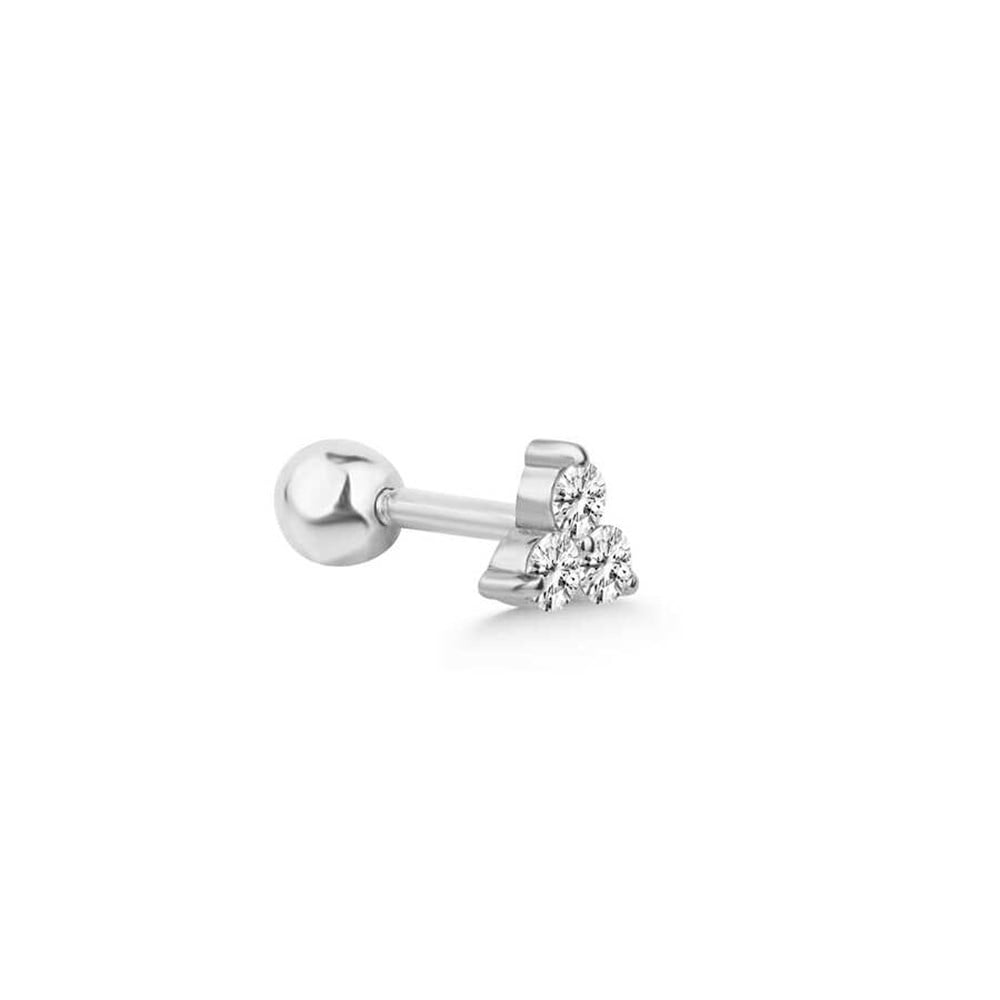 3 Tohum Pırlanta Tragus Piercing