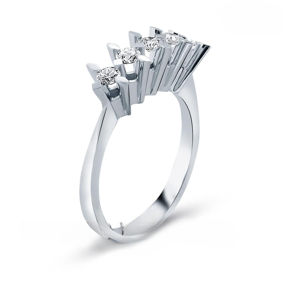 5 Taş Pırlanta 0,60 E VS