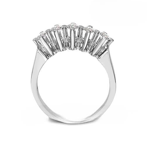 5 Taş Pırlanta Yüzük 0.75 Ct