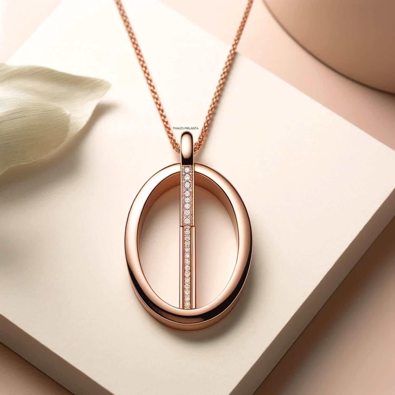 Linetra Özel Tasarım Pırlanta Kolye